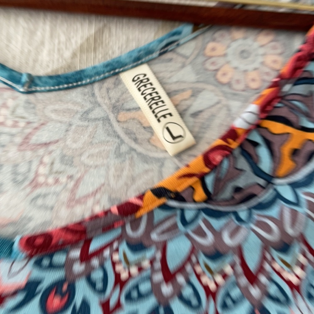 Grecerelle Maxi Double V Maxi Dress - Picture 6 of 6